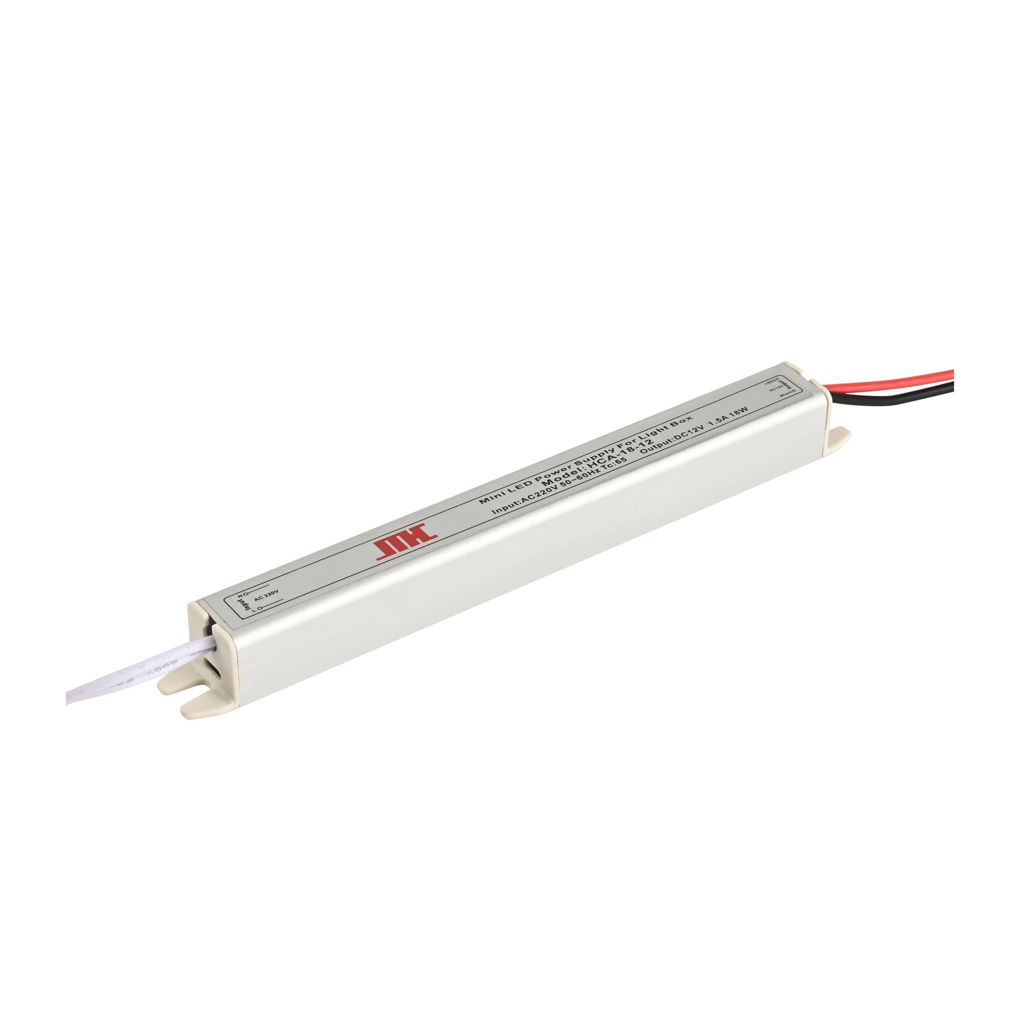 Mini fuente de alimentación IP67 de 18 W para caja de luz, serie HCA | Fabricante de controladores LED