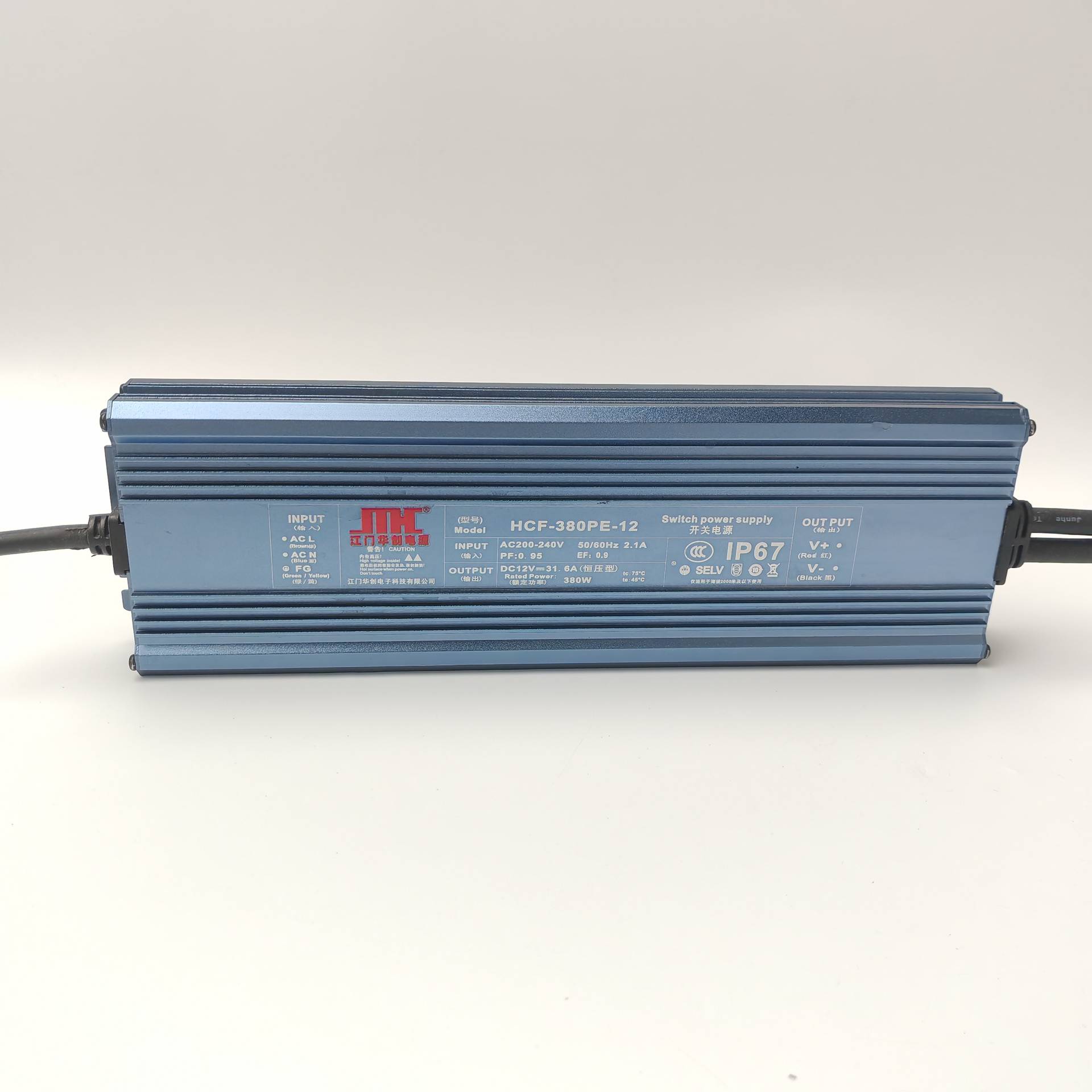 HCF-PE Series IP67 380W LED Power Supply | Waterproof LED Driver Manufacturer